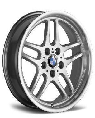E34 M5輪圈 18x8.0 /18x9.5 5孔120 銀色邊