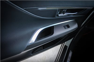 HARRIER 80 系列 ROJAM 碳貼花電動車窗開關面板 4 件套