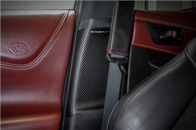 HARRIER 60 系列 ROJAM 碳貼花安全帶帶扣保護器 2 件套