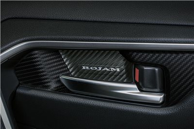 RAV4 50 系列 ROJAM 碳貼花內門把手保護器 4 件套