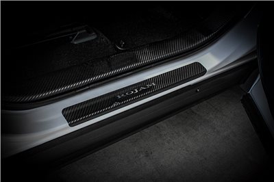 RAV4 50 系列 ROJAM 碳貼花門踏板保護器 4 件套