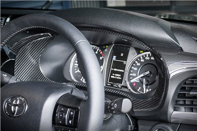 HILUX/Hilux ROJAM 碳貼花儀表板 4 件套