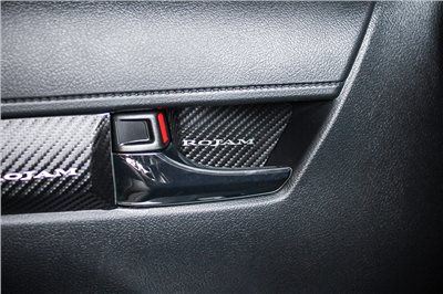 HILUX ROJAM 碳貼花內門把手保護器 4 件套