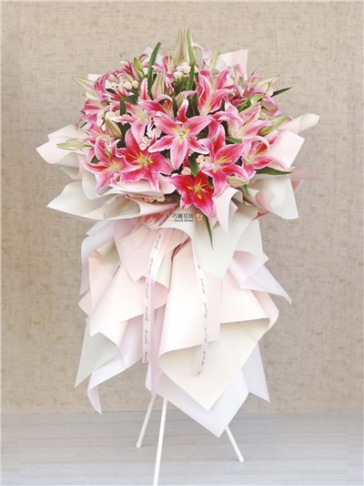 百合高架花籃