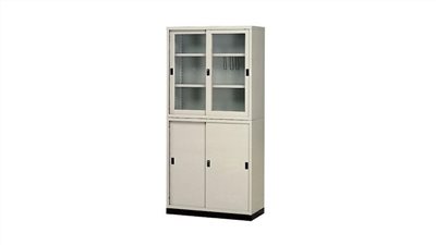 3*3 上玻拉下鐵拉書櫃