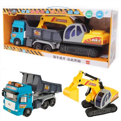 聲光挖土機+翻斗車 2946-265