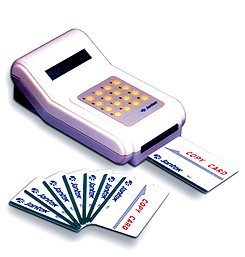 Magnetic card reader controller for copier