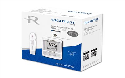 【瑞特RIGHTEST 】GM700SB 藍芽傳輸血糖機