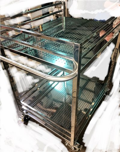 無塵室避震推車,無塵室不銹鋼避震推車,無塵室不鏽鋼避震推車,不銹鋼避震推車,不鏽鋼避震推車