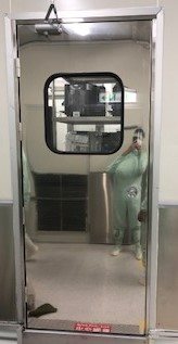 無塵室class-1等級 不銹鋼門施作