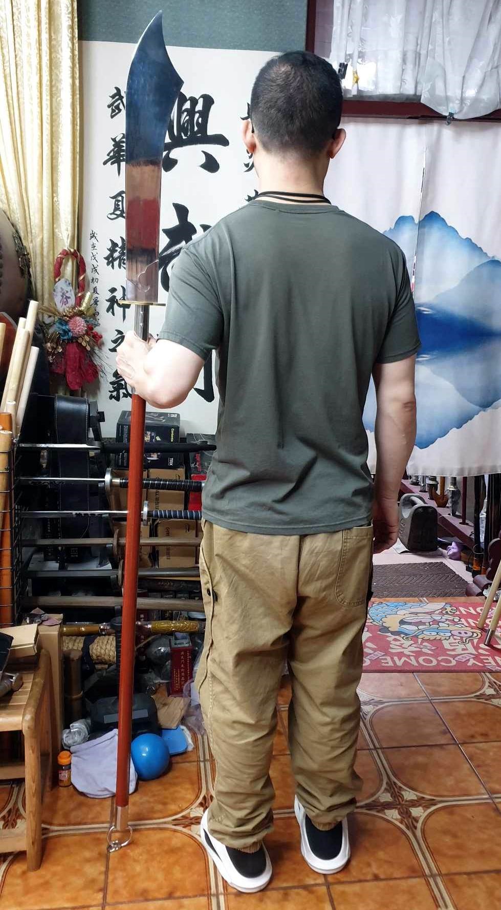 長兵器, 重兵器,傳統武術,傳統器械, 武術用品, 功夫,關刀,春秋偃月刀, 關公刀,關羽,春秋大刀,武術大刀,朴刀