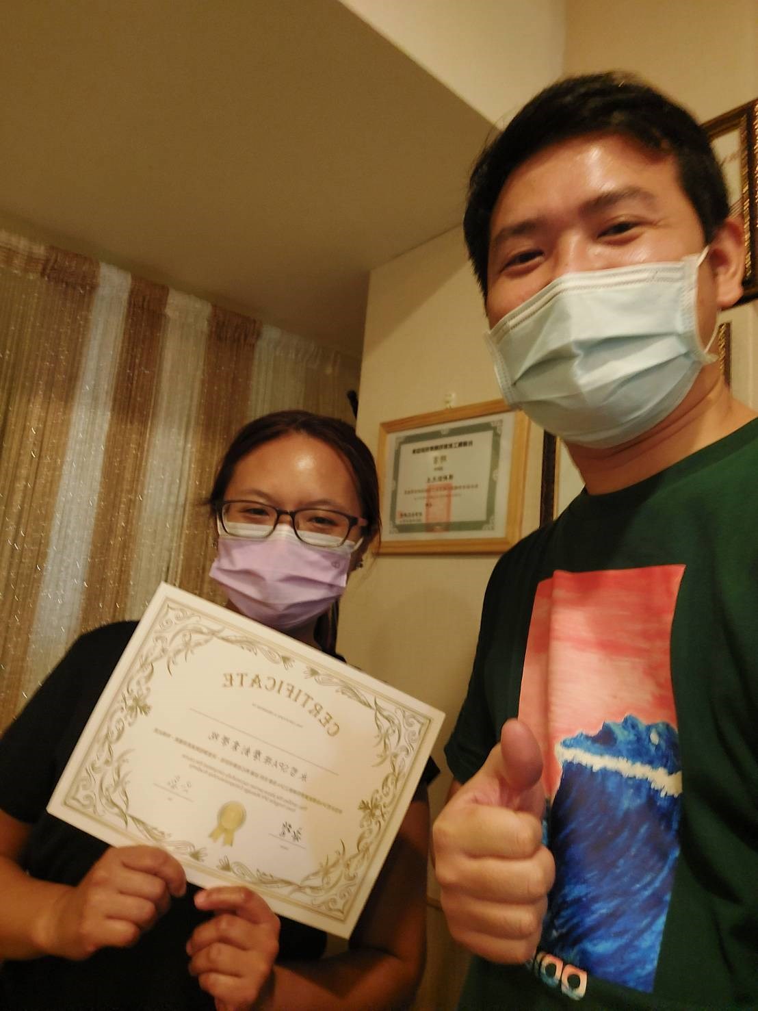 永哲老師教學採一  對一手把手教學,不怕學不會! 學後學生都能獨立作業 