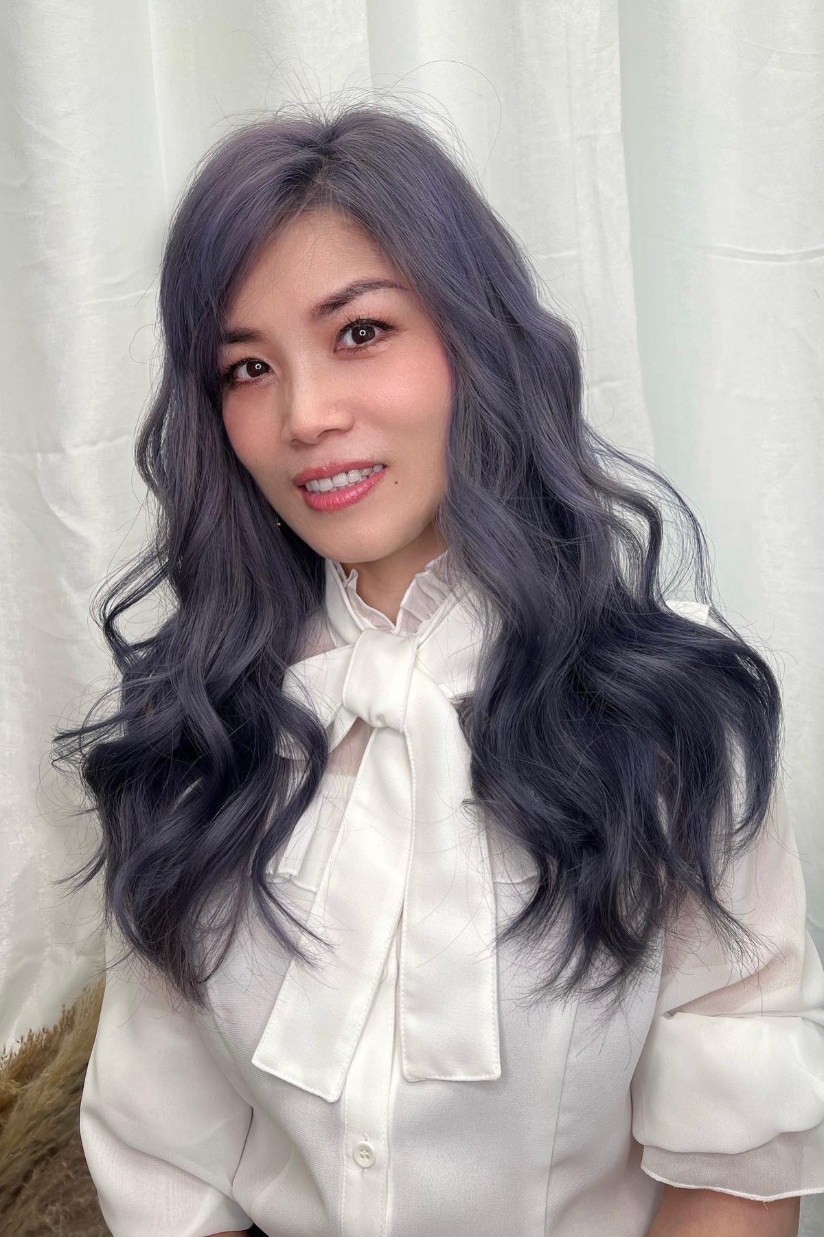 灰藍色頭髮