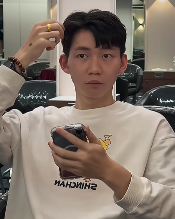 韓式男生燙髮設計師形象照