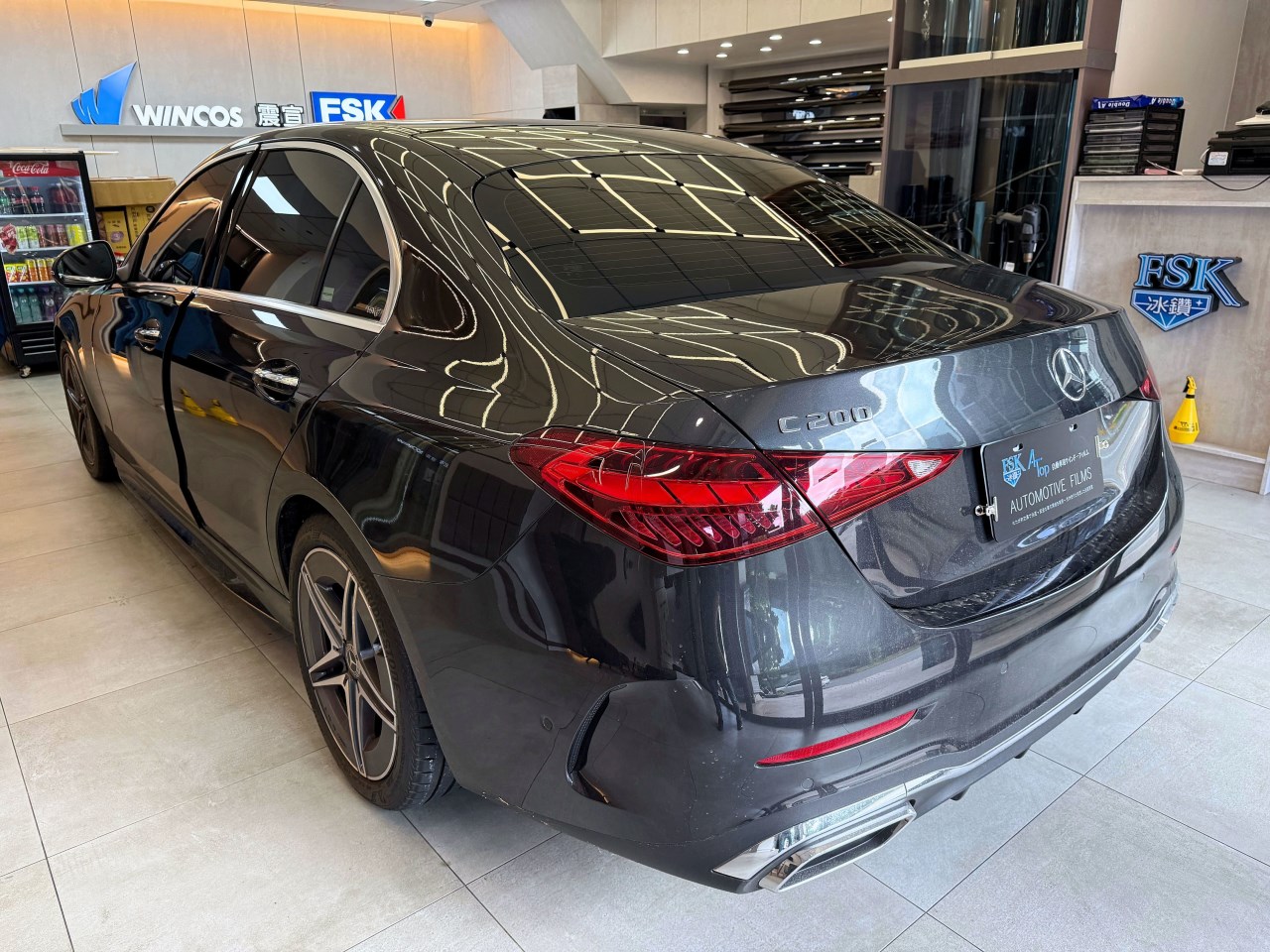 2024 Mercedes-Benz C-Class W206 - 前擋FSK冰鑽F30搭配車身FSK冰鑽F20.FX7 - 新北震宣板橋汽車隔熱紙