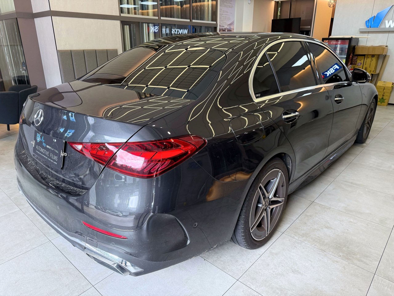 2024 Mercedes-Benz C-Class W206 - 前擋FSK冰鑽F30搭配車身FSK冰鑽F20.FX7 - 新北震宣板橋汽車隔熱紙