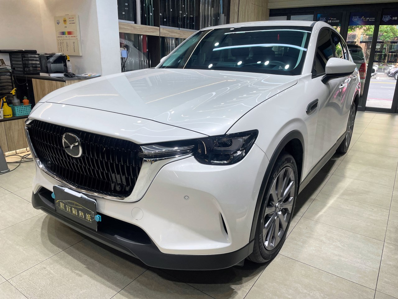 2024 Mazda CX-60 - 前擋FSK冰鑽KT68搭配車身FSK冰鑽KT28 - 新北震宣汽車隔熱紙