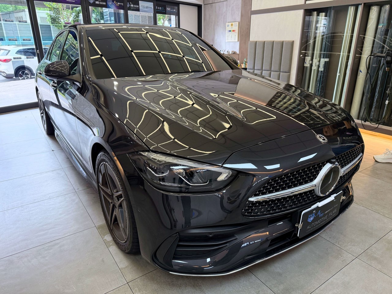 2024 Mercedes-Benz C-Class W206 - 前擋FSK冰鑽F30搭配車身FSK冰鑽F20.FX7 - 新北震宣板橋汽車隔熱紙