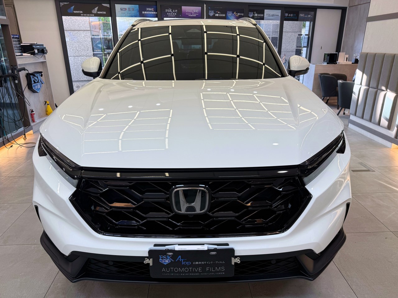 2024 本田 CRV - 前擋FSK晶鑽CP32搭配車身FSK晶鑽CP12 - 新北震宣汽車隔熱紙