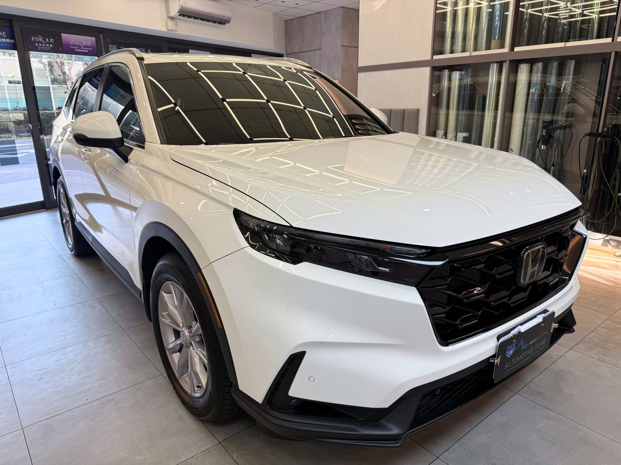 2024 本田 CRV - 前擋FSK晶鑽CP32搭配車身FSK晶鑽CP12 - 新北震宣汽車隔熱紙
