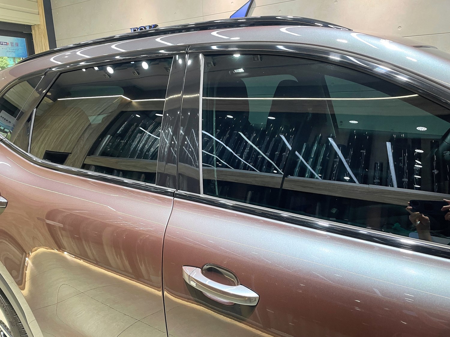 2023 MG HS - 前擋FSK冰鑽F30搭配車身FSK冰鑽F20 - 新北震宣汽車隔熱紙