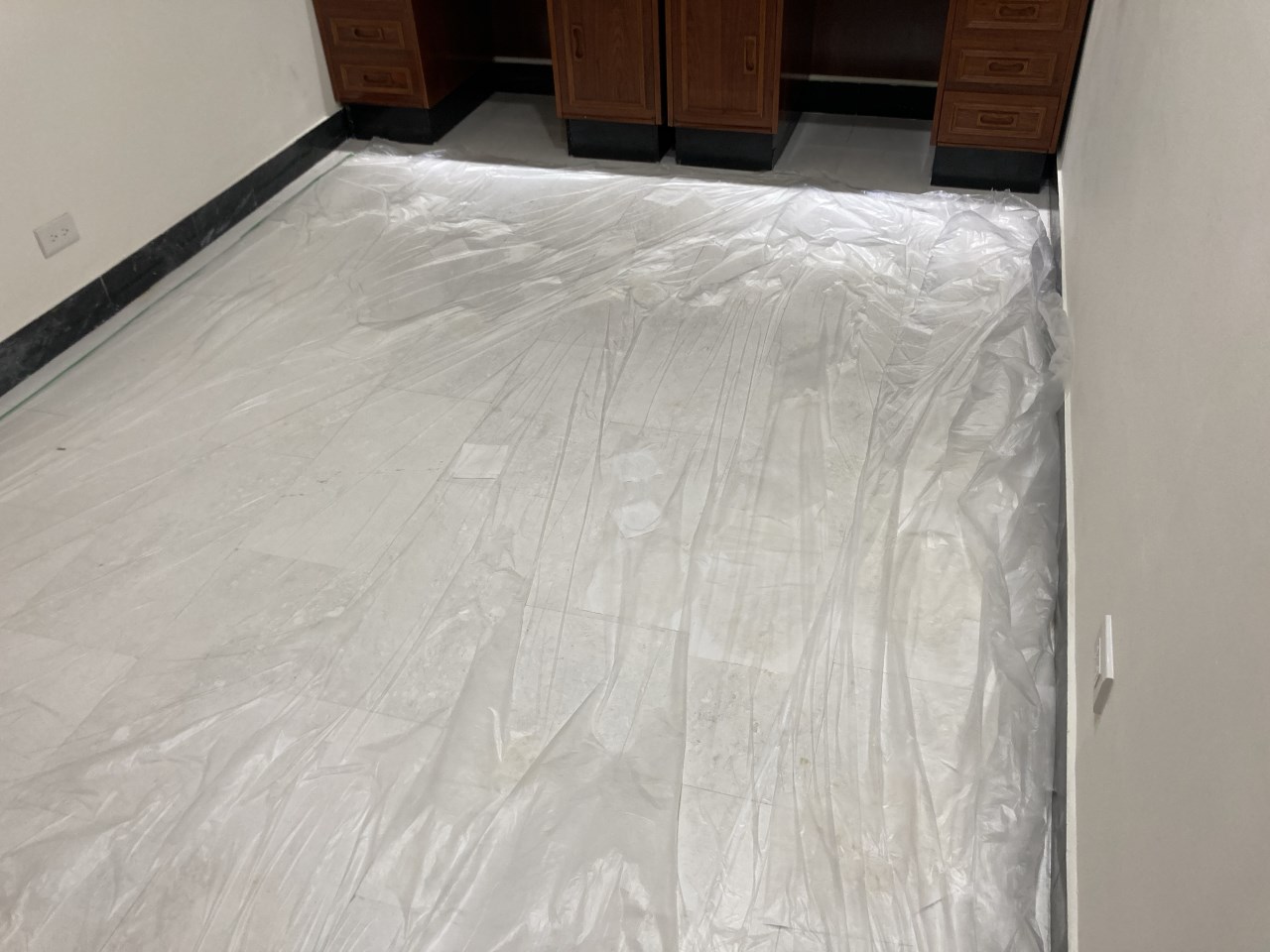 石材晶化, 局部去污