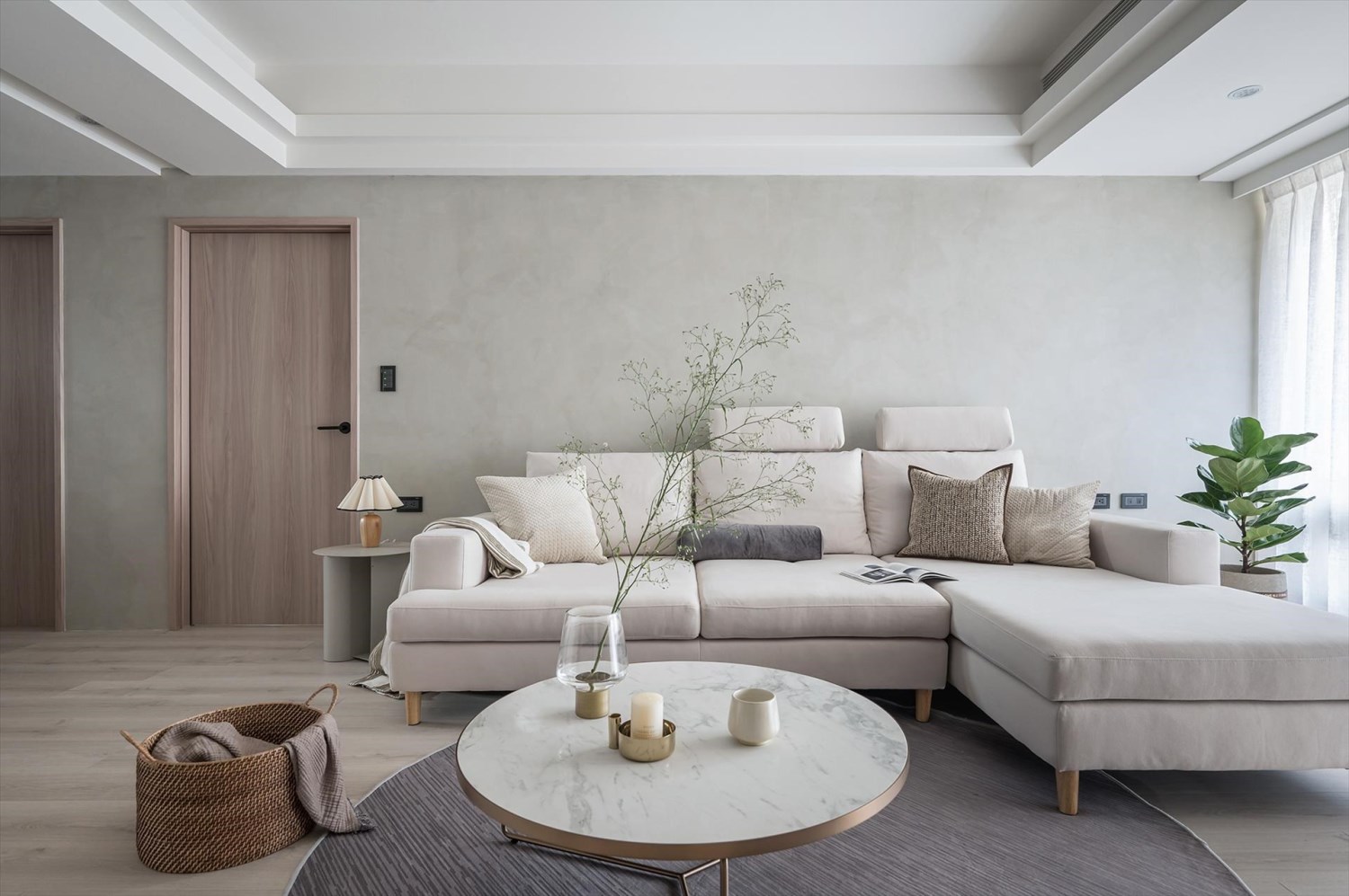 七、「客廳地面」軟裝設計技巧