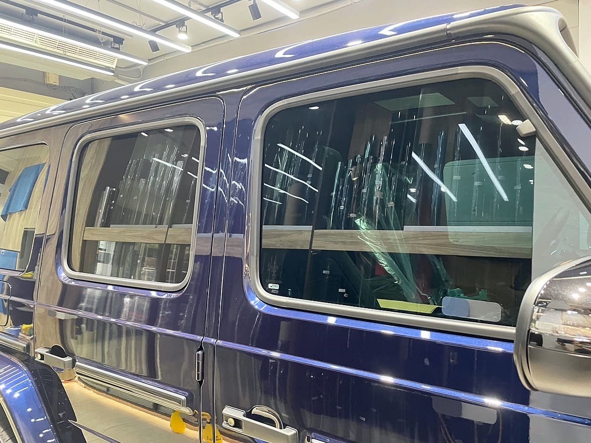 前擋FSK冰鑽AT35搭配車身FSK冰鑽AT15 - 2022 Mercedes-AMG G63 - 新北震宣汽車隔熱紙